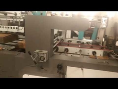 máquina automática de cintagem e colagem de caixas