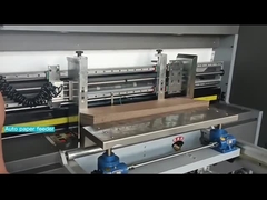 O slotter da impressora de Flexo das cores do alimentador 1-6 da borda de ataque giratório morre máquina do corrug do papel do cortador