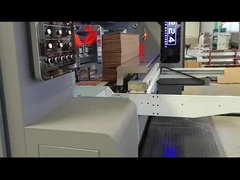 Máquina de fazer caixas de pizza personalizáveis com impressão de 1-5 cores e rolos de impressora de 300-800 mm