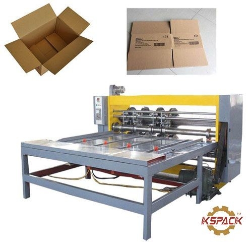 Heavy Weight Combined Rotary Slotter Machine With Creaser Pizza Box Fruit Box