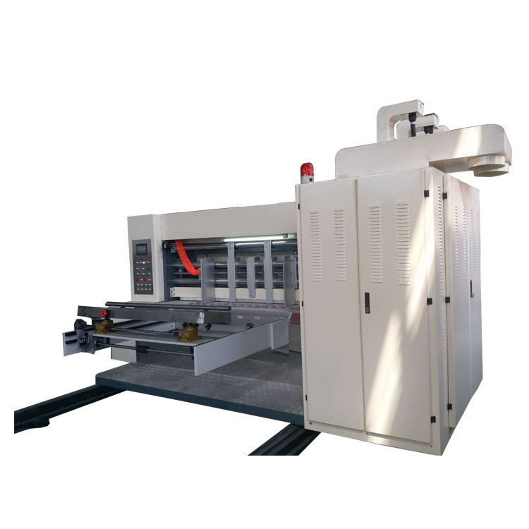 3 5 Colours Corrugated Box Printing Machine With Slotter Die Cutter