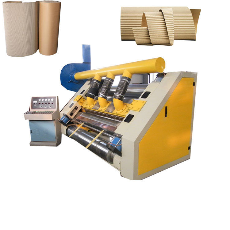 100m/Min 1000mm Width B Flute Single Facer Corrugated Machine