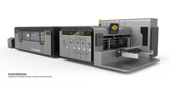Máquina de fazer caixas de pizza personalizáveis com impressão de 1-5 cores e rolos de impressora de 300-800 mm